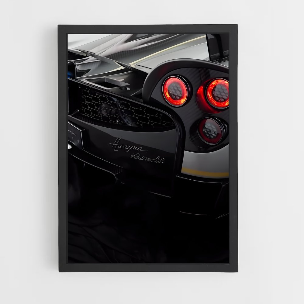 Poster Hypercar Évasion – affiche Pagani (vue 2)